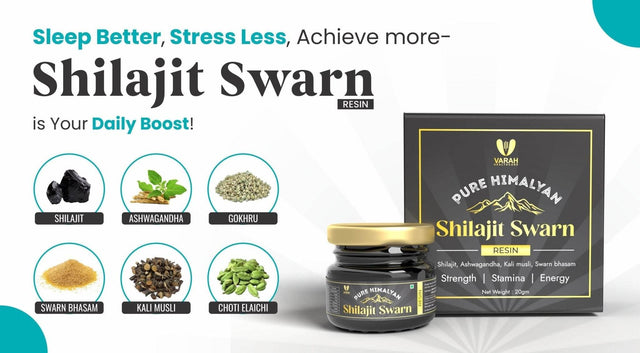Unleash the Power of Gold: The Ultimate Guide to Shilajit Swarn for Vitality and Wellness - VARAH HEALTHCARE