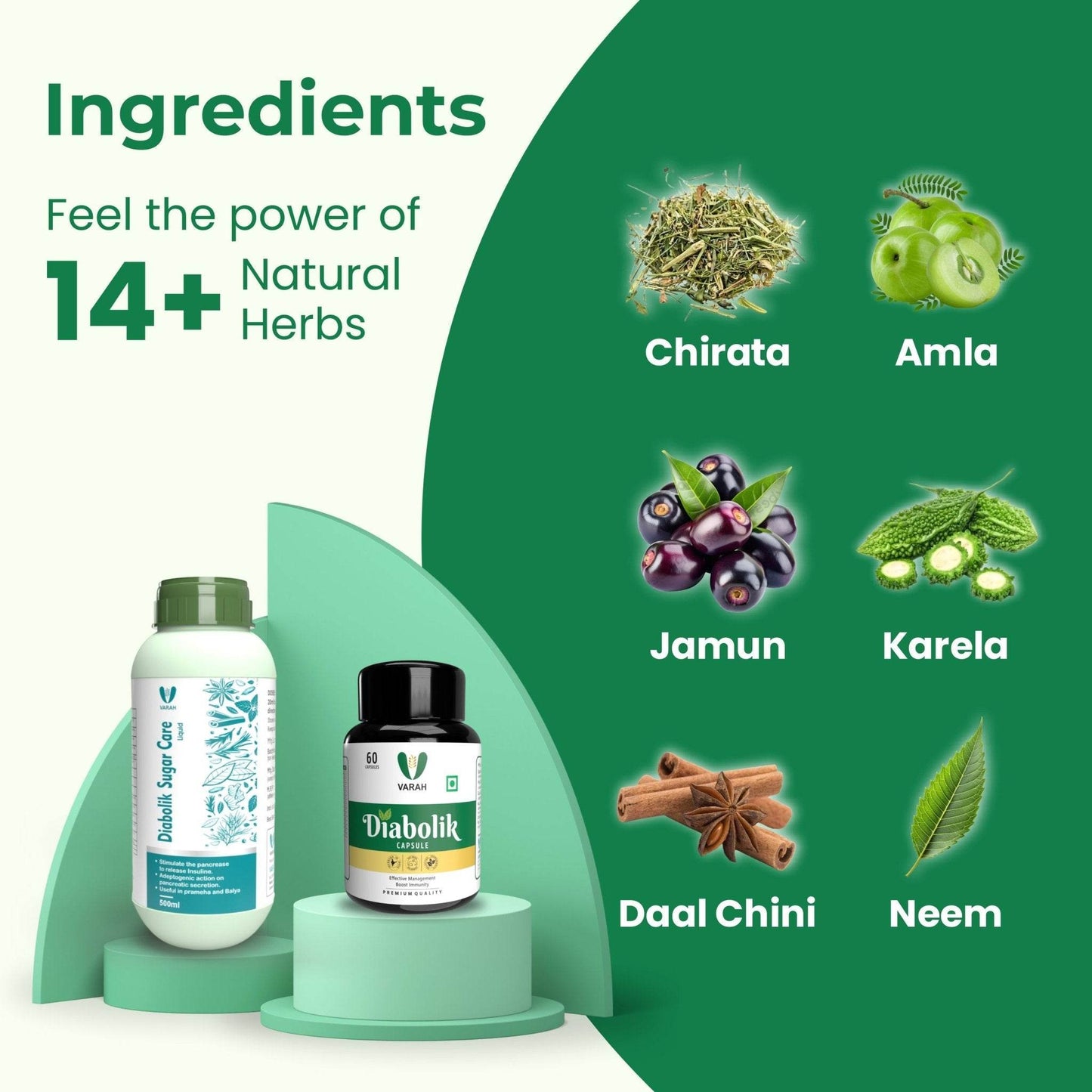 Diabolik Liquid+ capsule combo - VARAH HEALTHCARE