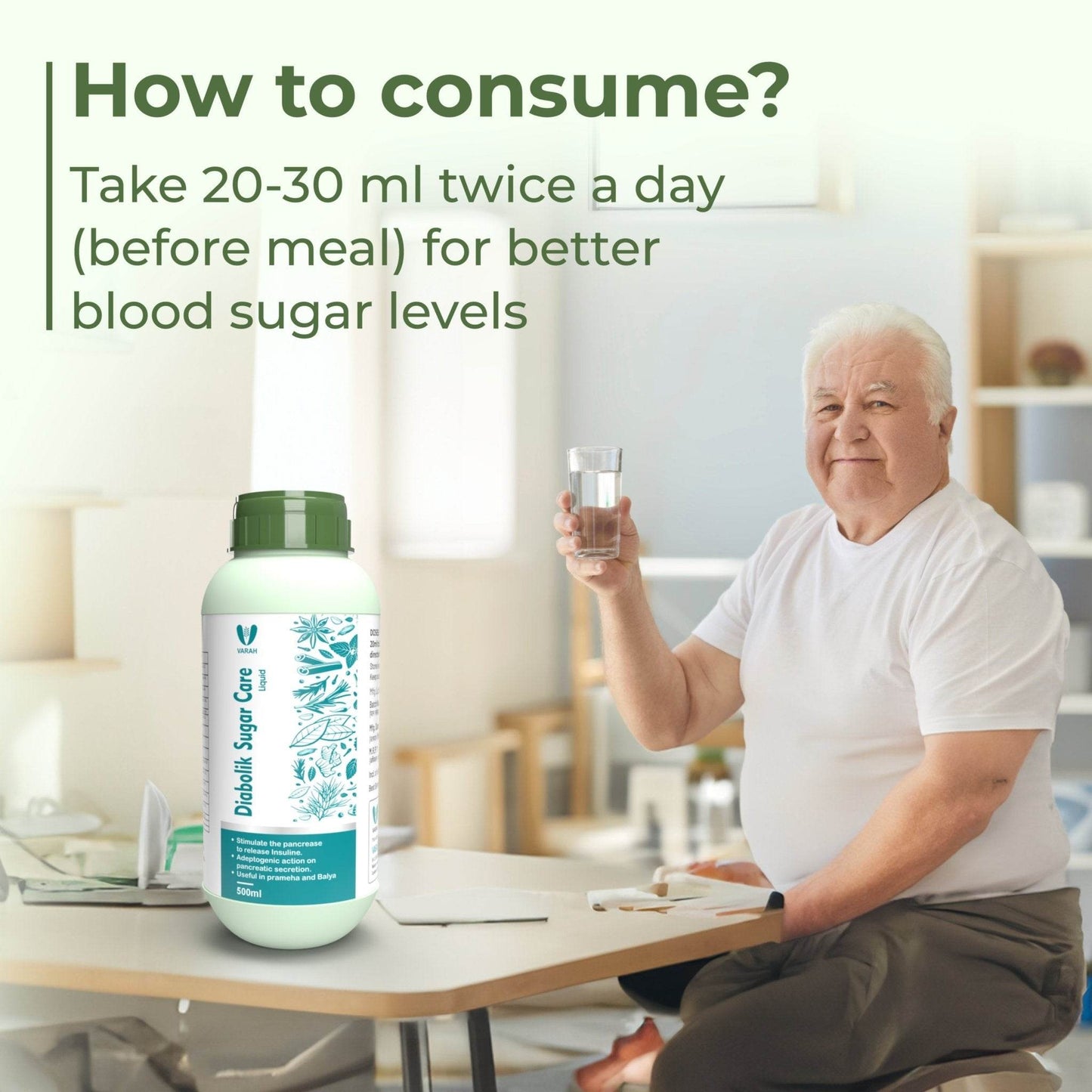 Diabolik Sugar Care Liquid | 500 ML - VARAH HEALTHCARE