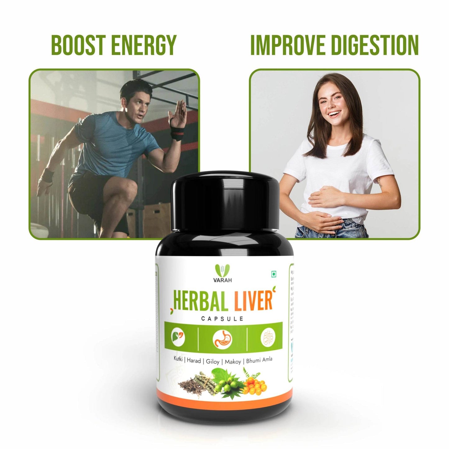 Herbal Liver Capsules | 60 Capsules - VARAH HEALTHCARE