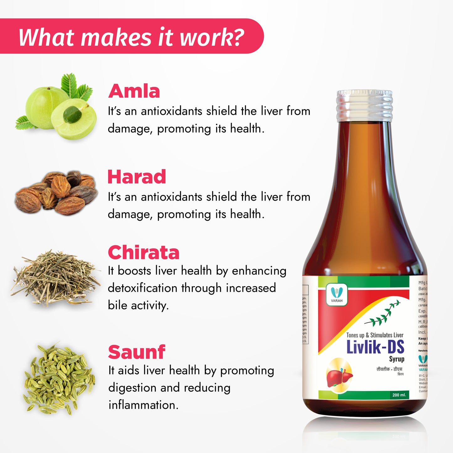 Varah Livlik-DS Syrup For Liver