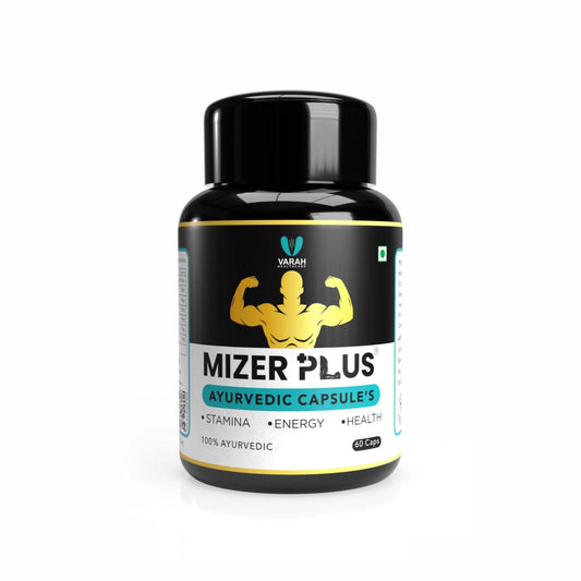 Mizer Plus | 60 Capsules - VARAH HEALTHCARE