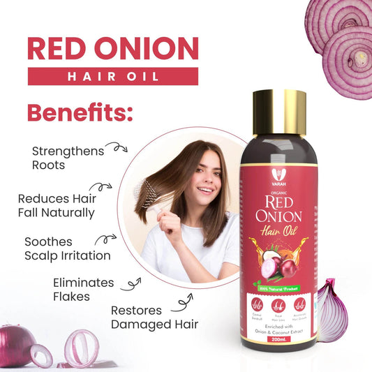 Onion Hair Oil | 200 ML - VARAH HEALTHCARE
