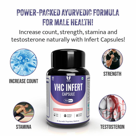 VHC Infert | 60 Capsules - VARAH HEALTHCARE