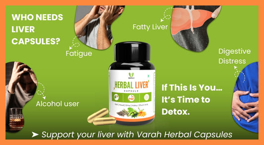 Liver health capsules for detox and better digestion