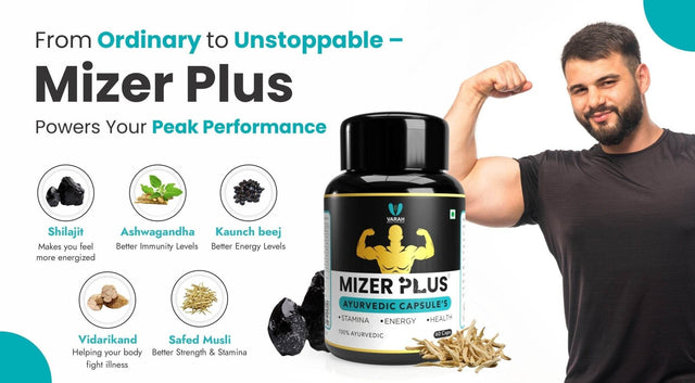 Unlock Your Peak Performance with Mizer Plus: A Comprehensive Men's Health Supplement - VARAH HEALTHCARE