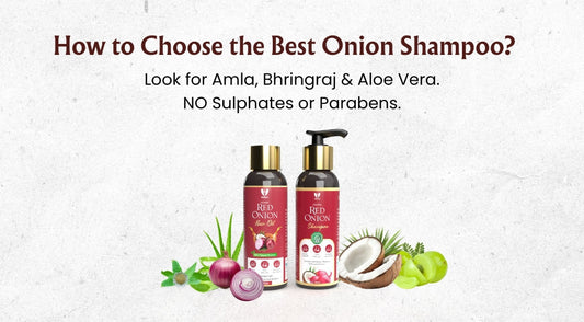 Onion Shampoo for Faster Hair Growth