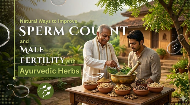 Natural Ways to Improve Sperm Count and Male Fertility with Ayurvedic Herbs