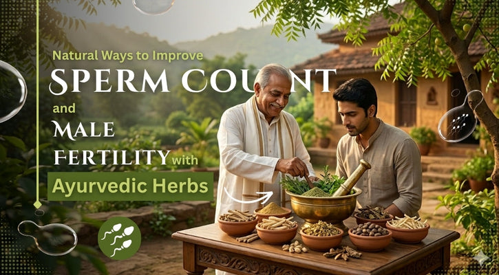 Natural Ways to Improve Sperm Count and Male Fertility with Ayurvedic Herbs