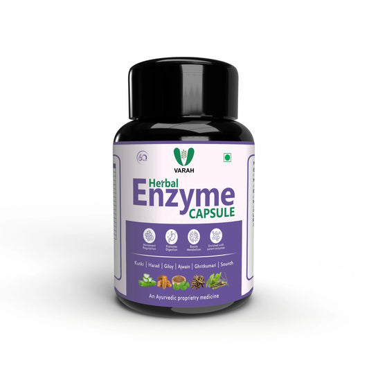 Herbal Enzyme Capsules for a Balanced Gut Health