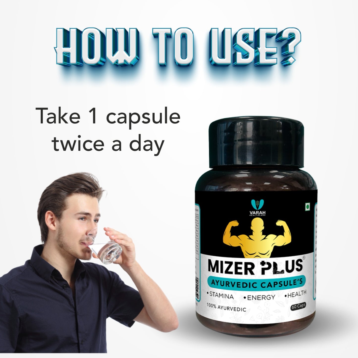 Mizer Plus for Men’s Health | Strength, Energy & Stamina