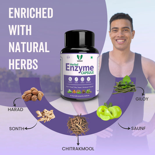 Herbal Enzyme | 60 Capsules - VARAH HEALTHCARE
