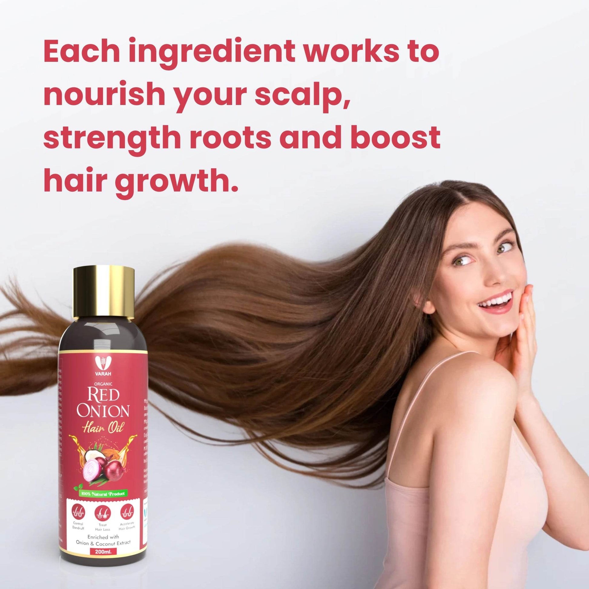 Onion Hair Oil | 200 ML - VARAH HEALTHCARE