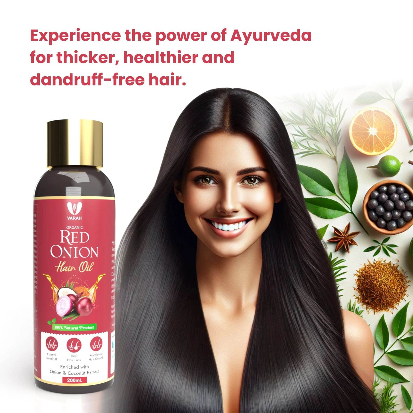 Onion Hair Oil | 200 ML - VARAH HEALTHCARE