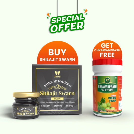 Shilajit Swarn Resin | 20 GM - VARAH HEALTHCARE