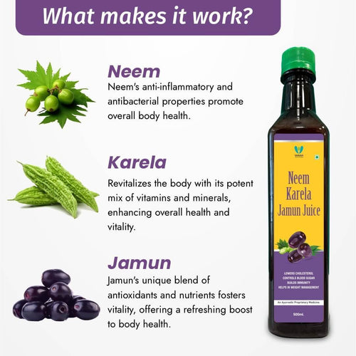 Varah’s Neem Karela Jamun Juice | 500 ML